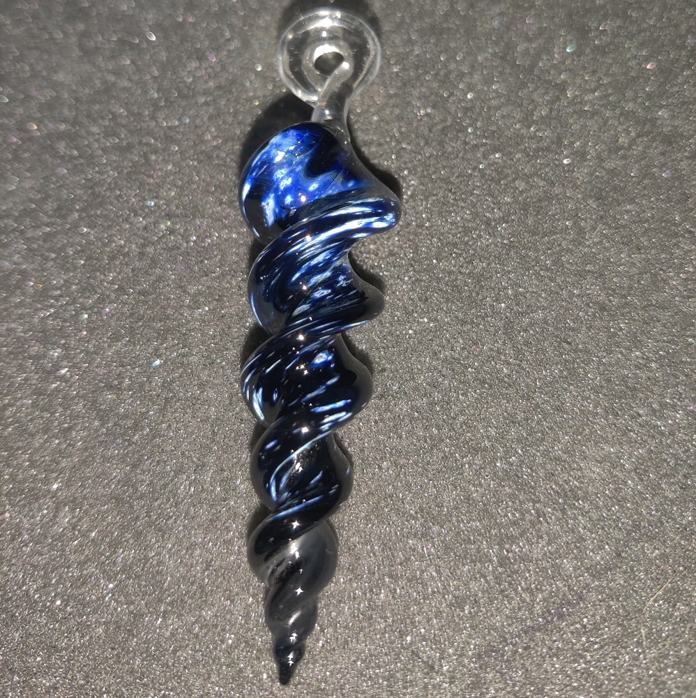 Space icicle ornament